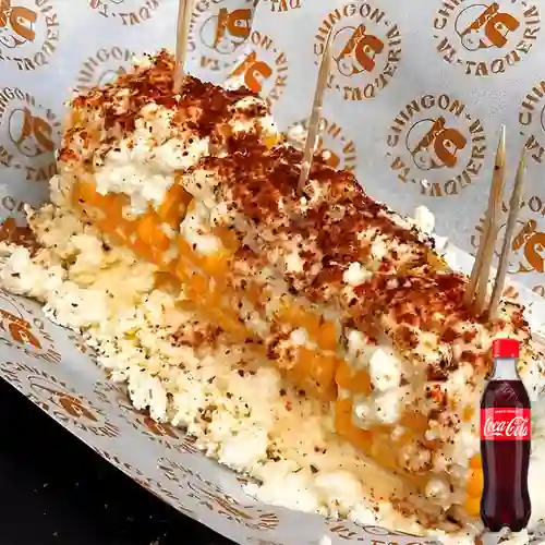 Combo Elote Clásico + Coca-Cola Sabor Original 400 ml