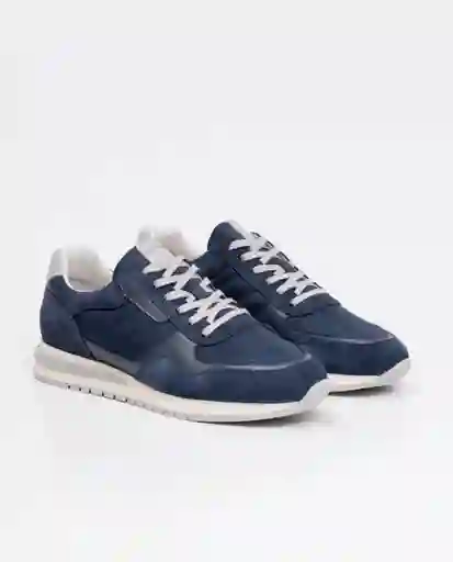 Tenis Pistachio Azul Clásico Oscuro Talla 43 Hombre Chevignon