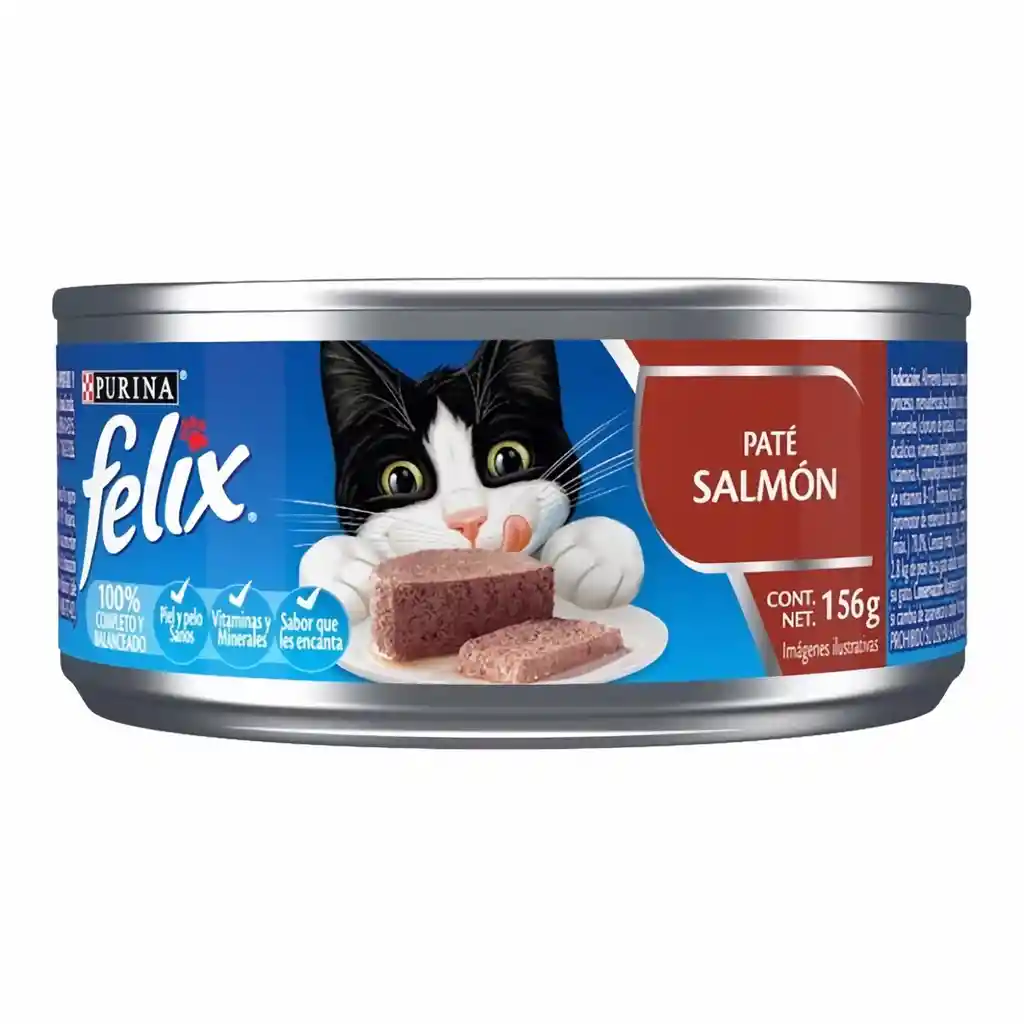 Felix Alimento para Gato Paté Salmon Original 