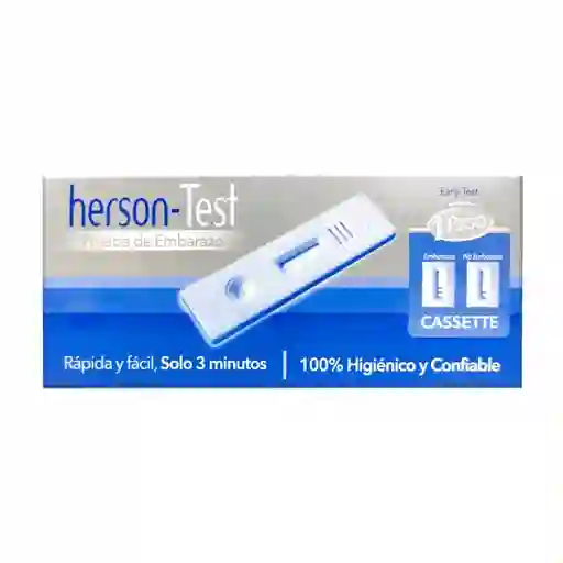 Herson Test Prueba de Embarazo Cassette One Step Test
