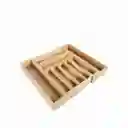 Caja Para Cubiertos en Bambú Expandible Ambiente Gourmet