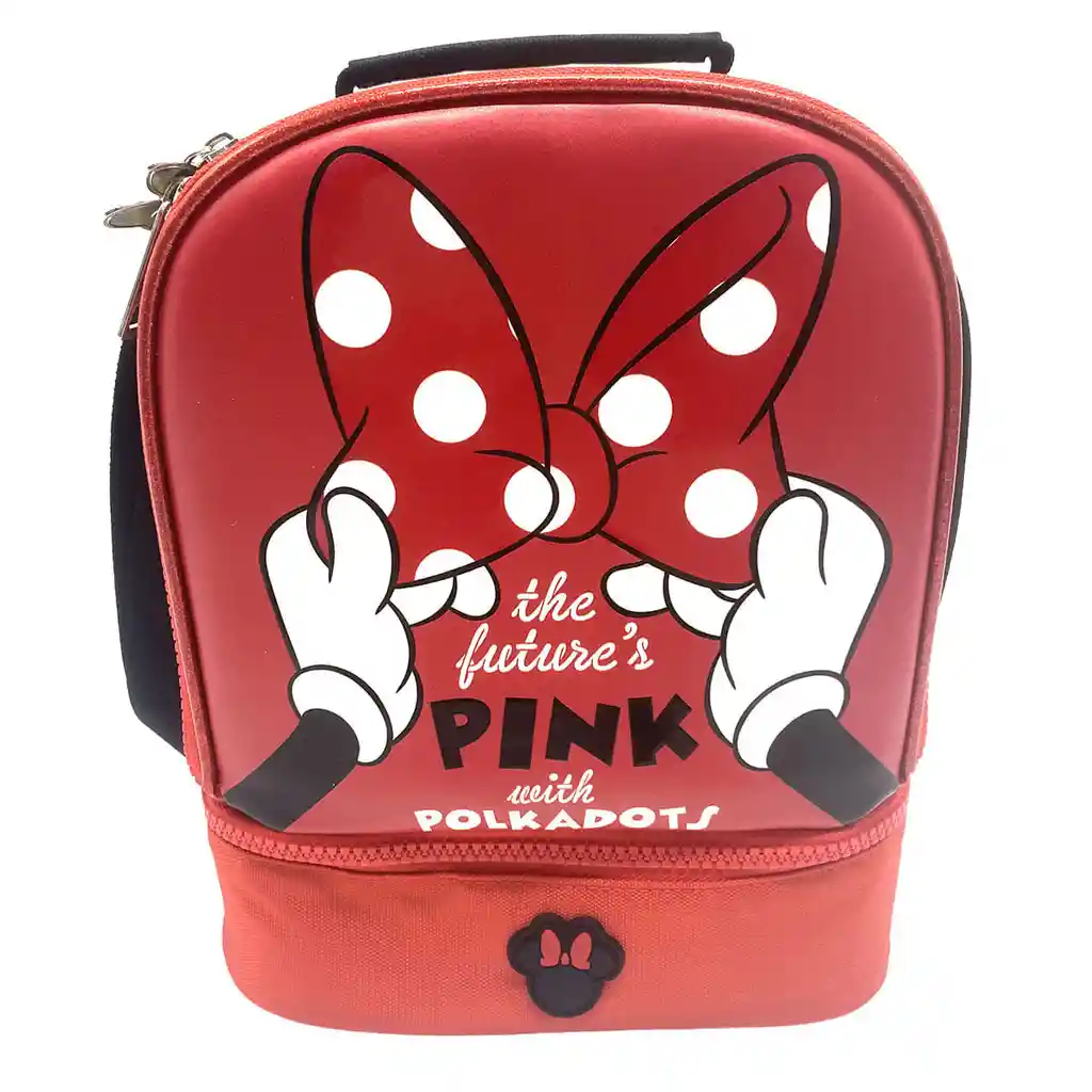 Lonchera Premium Minnie Mouse Red