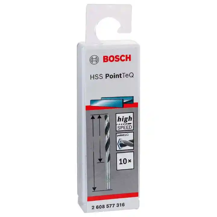 Bosch Brocas 1/4" HSS-PointTeQ