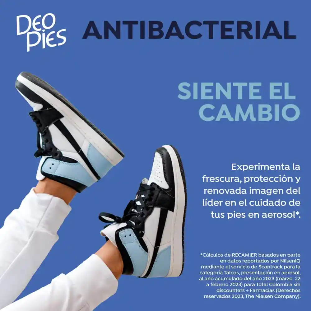 Oferta Desodorante Pies Deo Pies Antibacterial Spray X