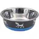 Comedero Antideslizante Perro Coastal Maslow Non-skid Azul S