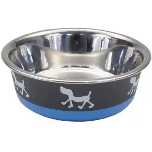 Comedero Antideslizante Perro Coastal Maslow Non-skid Azul S