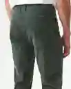 Pantalón Five Pocket Verde Pino Medio Talla 34 Chevignon
