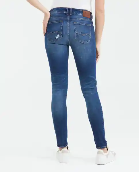 Jean Low Rise Mujer Medio Azul Frances Medio 10 Chevignon