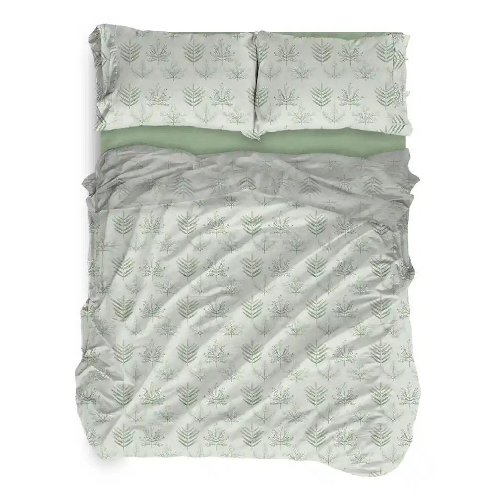Juego de Cama Microfibra Cannon Doble Toulose Verde