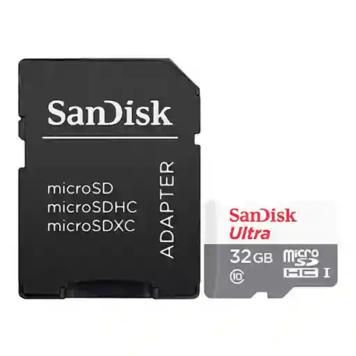 Sandisk Memoria Micro SD de 32 Gigabytes Ultra