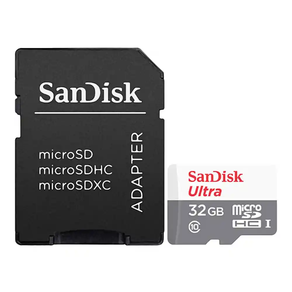 Sandisk Memoria Micro SD de 32 Gigabytes Ultra