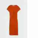 Vestido Parrot-W Naranja Talla M Mujer Mango