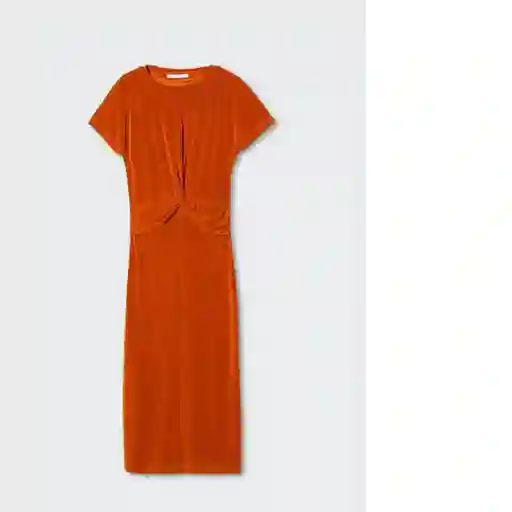 Vestido Parrot-W Naranja Talla M Mujer Mango