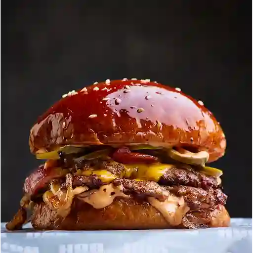 Spicy smash burger