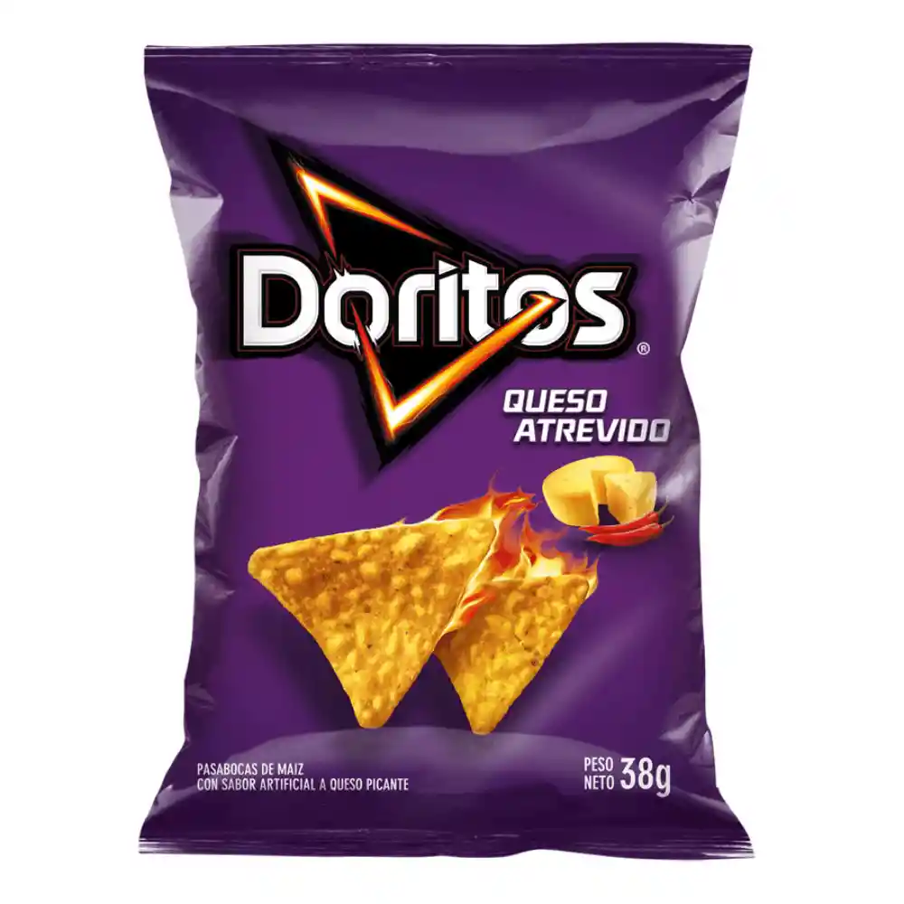 Doritos Snack de Maíz Sabor a Queso Atrevido Picante
