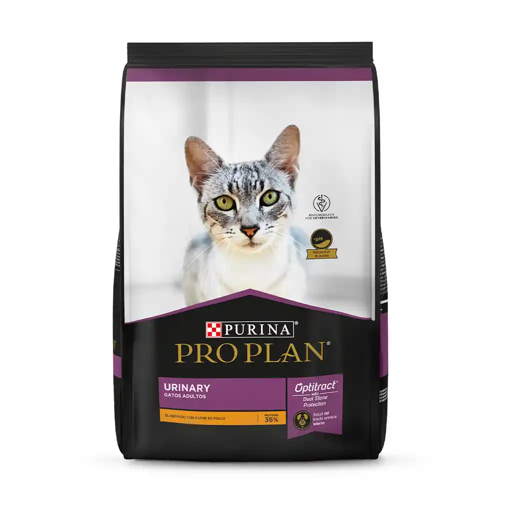 Comida para Gatos Adultos cuidado urinario Purina Pro Plan x 3 kg