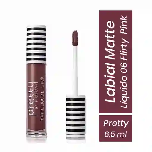 Pretty Labial Matte Liquid Lipstick 06 6.5 mL