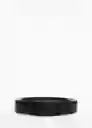 Cinturón Blacky Negro Talla 90 Hombre Mango