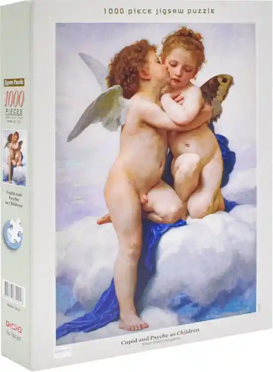ROMPECABEZAS DE 1000 PIEZAS CUPIDO Y PSYCHE COMO NIñOS_100-201