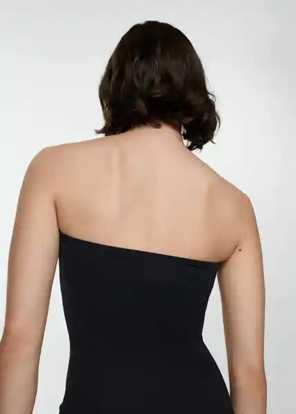 Vestido True Negro Talla L Mujer Mango