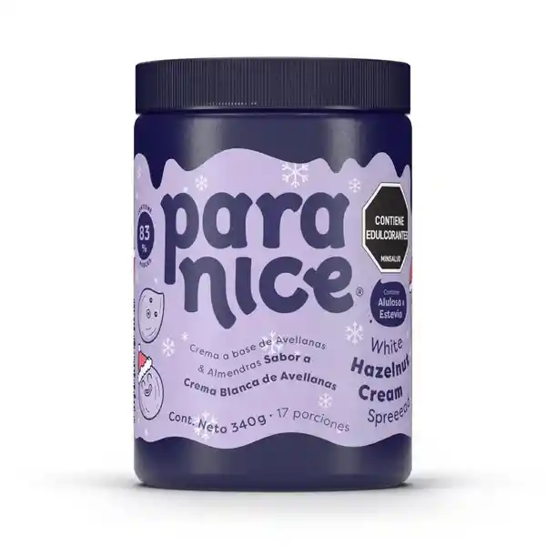 Paranice Esparcible Con Sabor a Crema Blanca de Avellana