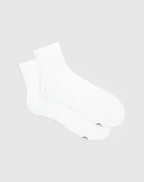 Medias Deportivas Cortas Masculino Wiyo Punto Blanco Talla 10-12
