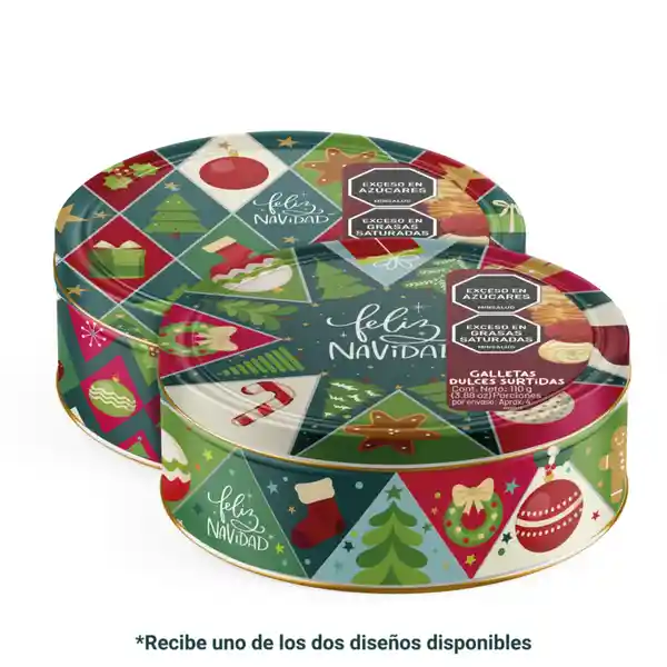 Galleta NAVIDAD Noel Cofre Pequeño 110 g