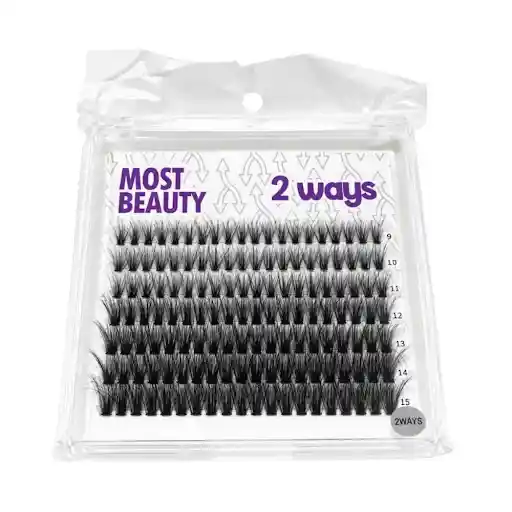 Pestañas Most Beauty en Clusters 2 Ways Caja