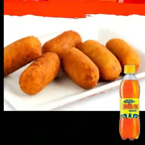 Croquetas de Pollo a la Naranja +Colombiana 250ml
