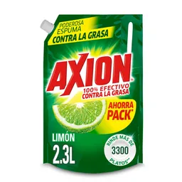 Lavaplatos Liquido Axion Limón 2.3 L