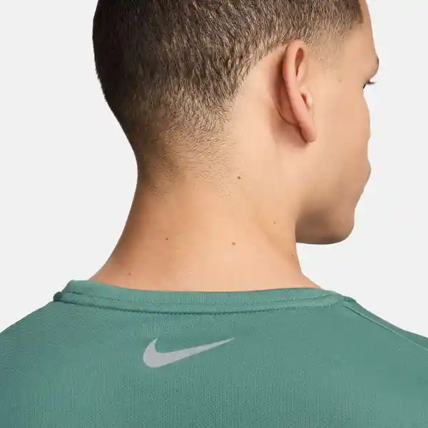 Nike Camiseta M Flash Miler Top Para Hombre Verde Talla M