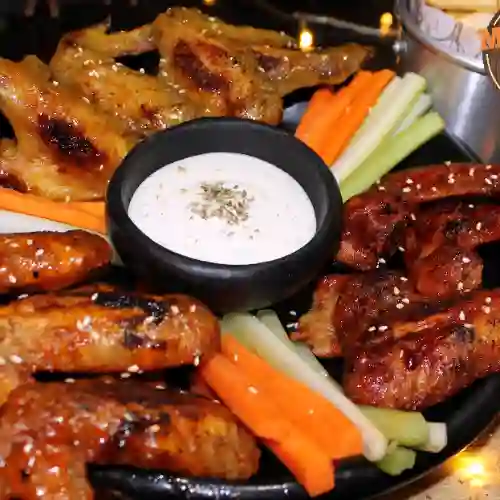 10 Alitas Miel Picante (nuevo)