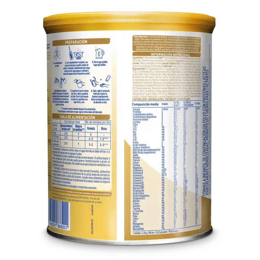 Fórmula infantil NAN SUPREMEPRO 2 x 800g