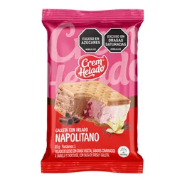 Galleta Con Helado Napolitano