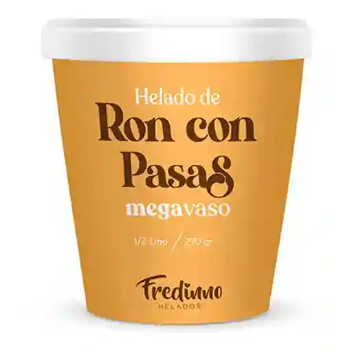 Fredinno Helado Ron Con Pasas
