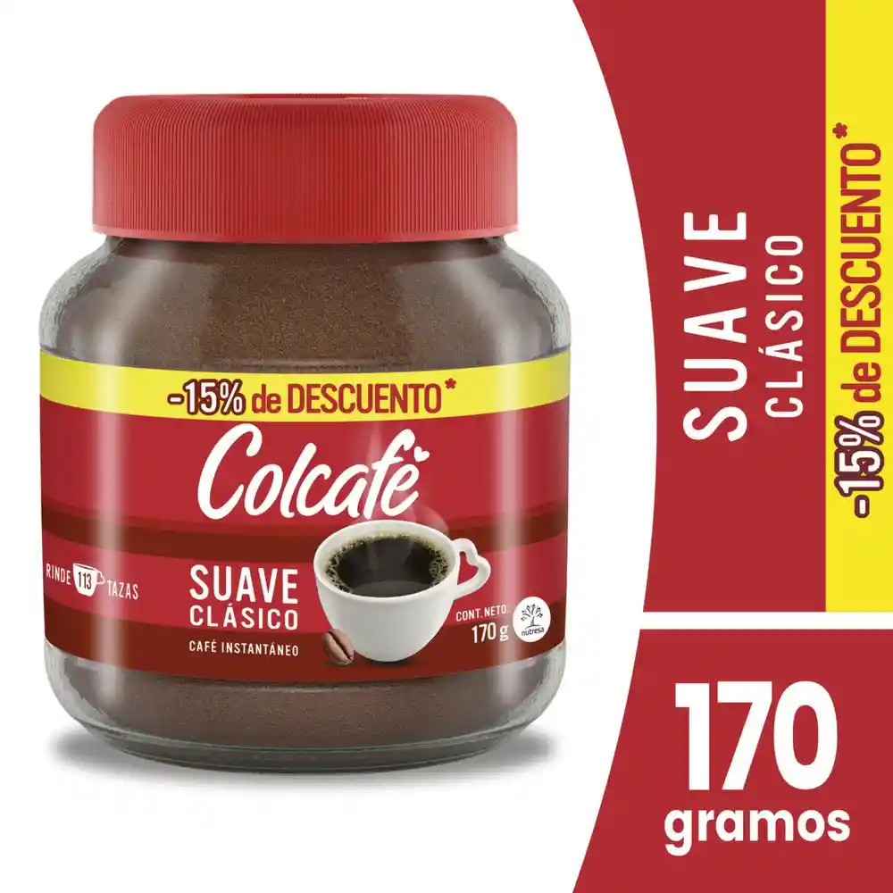 Colcafé Café Suave Clásico Instantaneo170 g