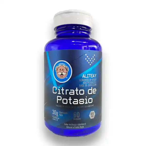 CITRATO DE POTASIO 450MG 60TAB MAST