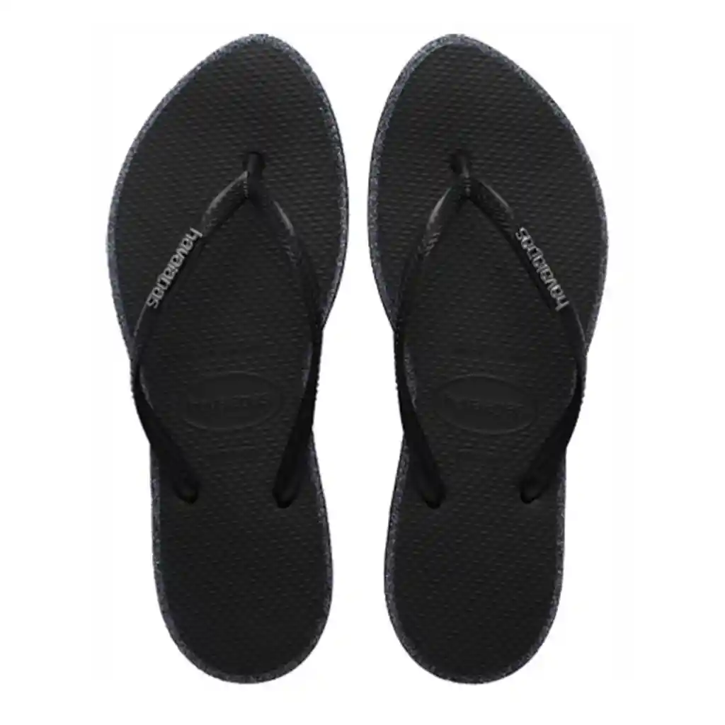 Sandalias Havaianas Mujer Slim Point Black/black Talla 37/38
