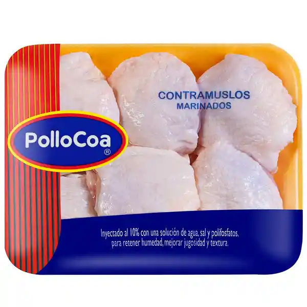 Pollocoa Contra Muslo de Pollo Marinados