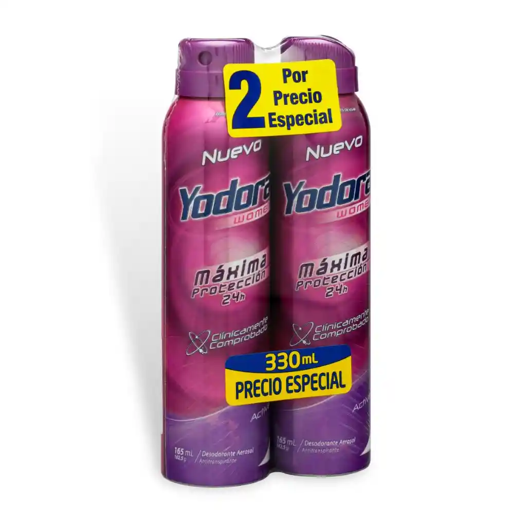 Yodora Desodorante Máxima Protección Women en Aerosol