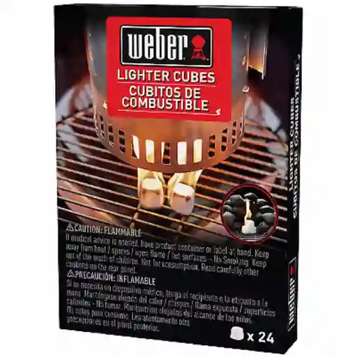 Cubos Encededores de Carbon Weber