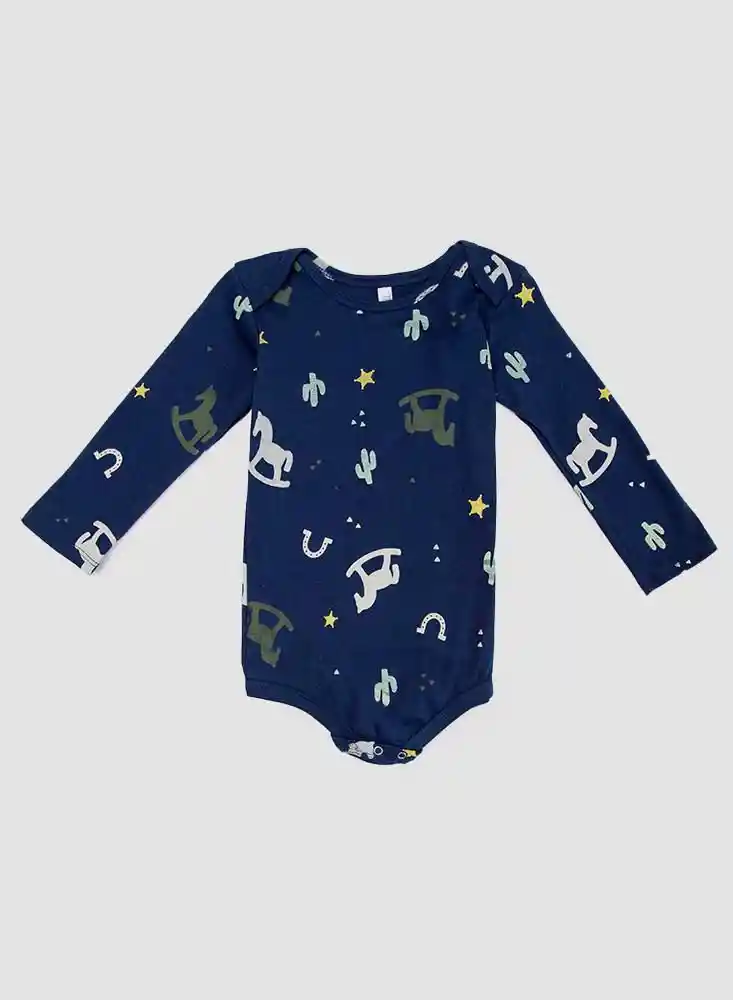 Body Manga Larga Bebito 6/9 Meses-estamp 3