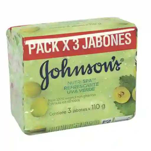 Johnson's Jabón Adulto Refrescante Uva Verde 