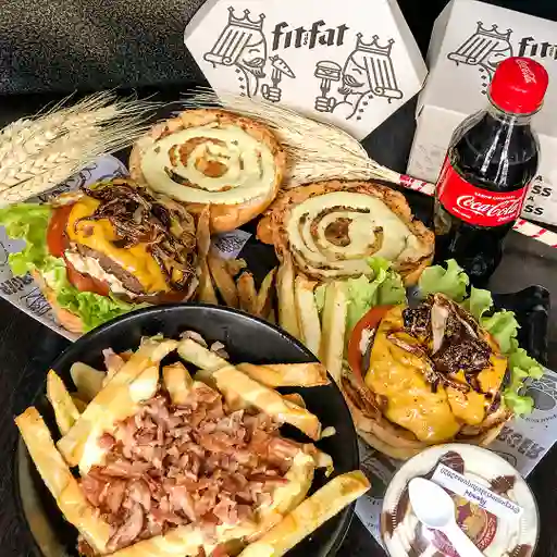 Super combo pareja fat burger