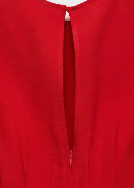 Vestido Cor Granate Talla S Mujer Mango