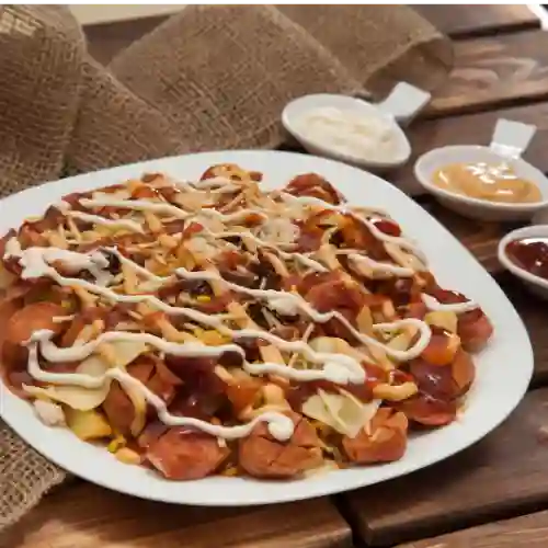 Salchipapa Especial