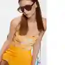 Falda Zebri Amarillo Talla L Mujer Mango