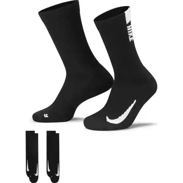 Nike Calcetines Mltplier Crw Para Hombre Negro Talla L