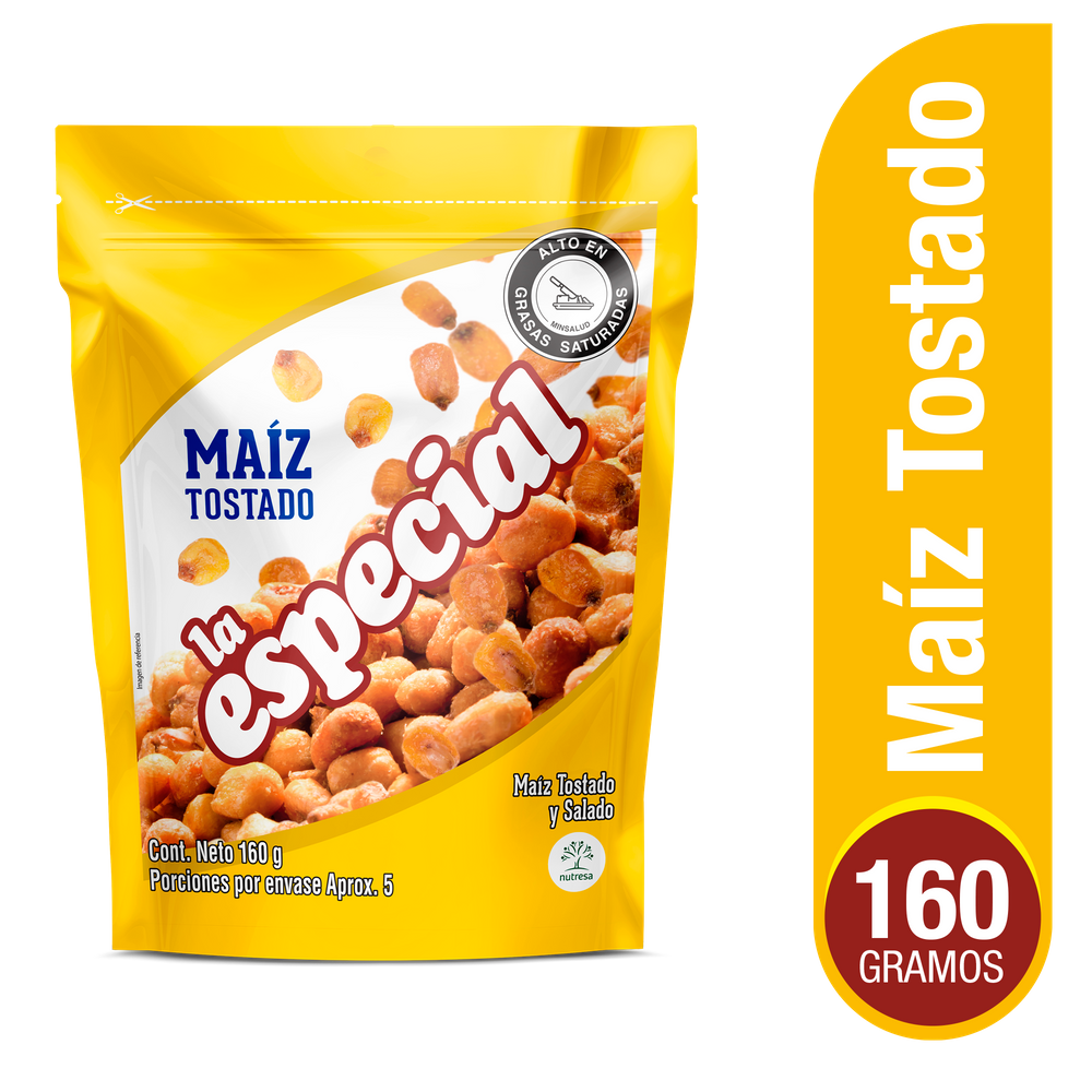 La Especial Pasabocas Maiz 18 Doypack x 160 g