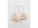 American Eagle Top Bikini Jacquard Nude Natural Large